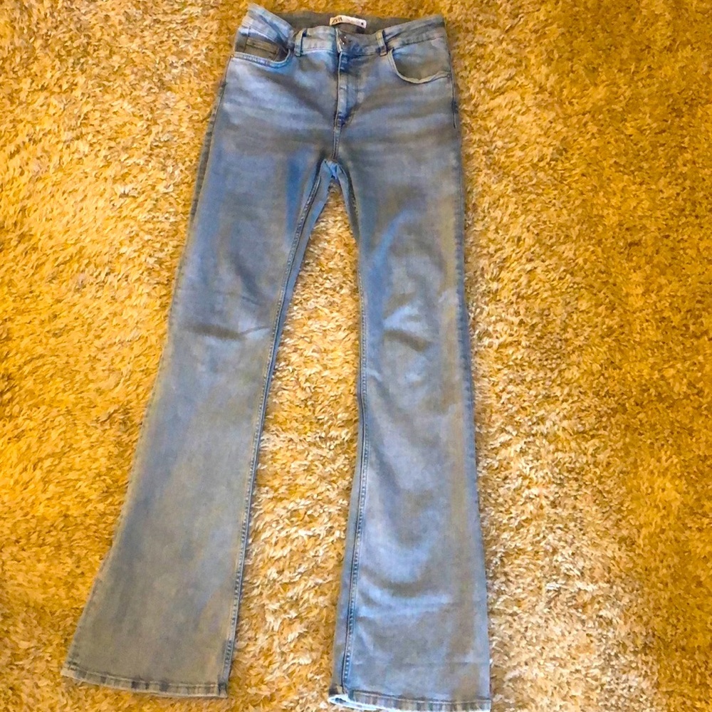 Zara high rise flare